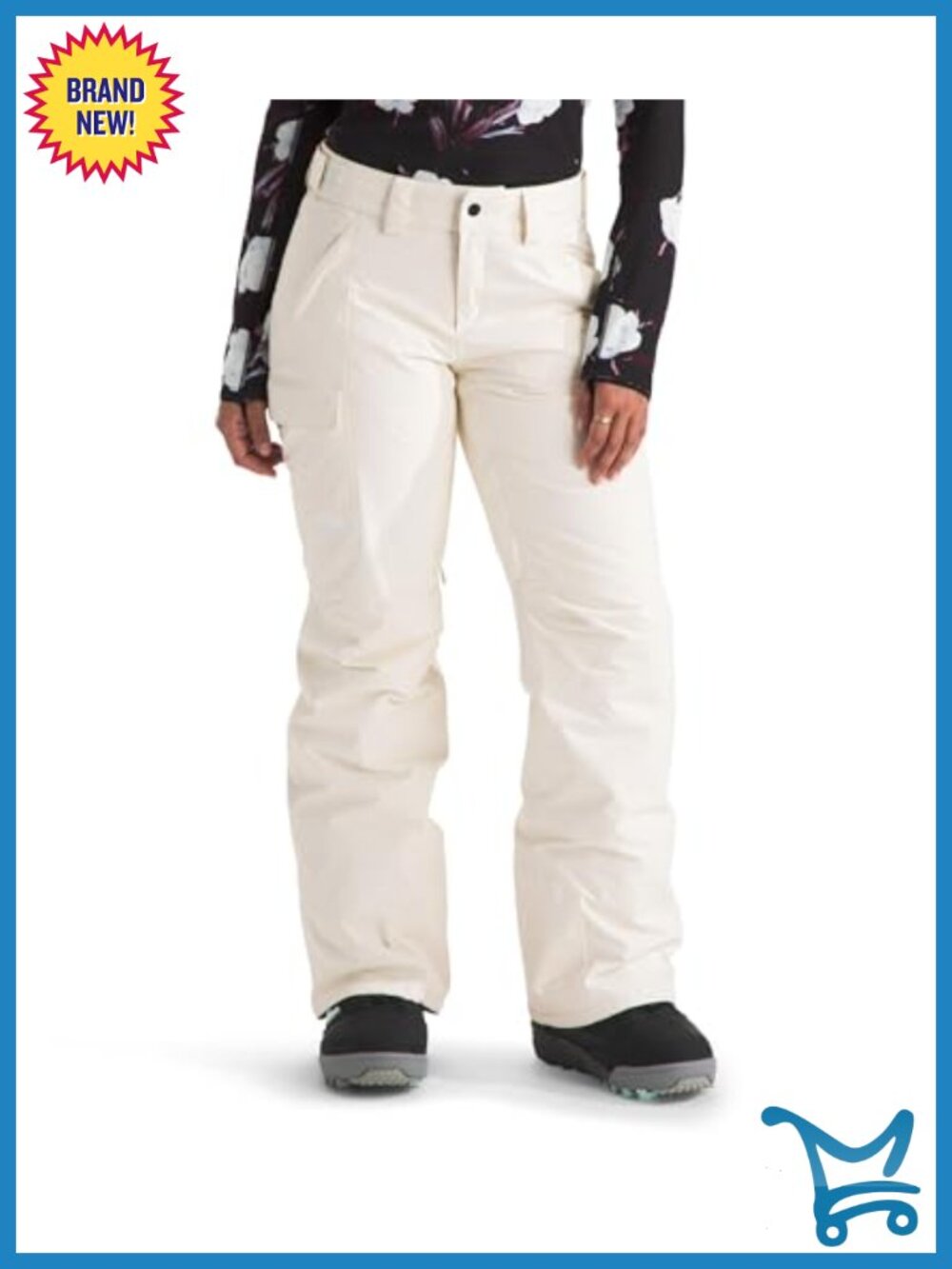 Insulated Waterproof Snow Pants for Snow Sports with Gaiters